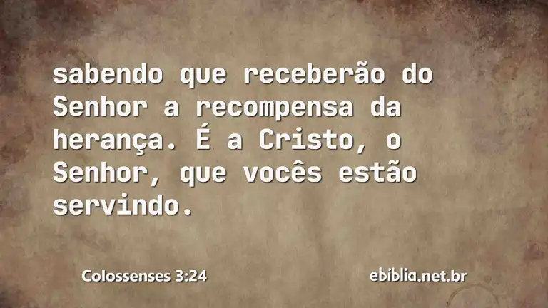 Colossenses 3:24