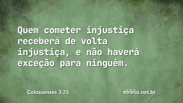 Colossenses 3:25