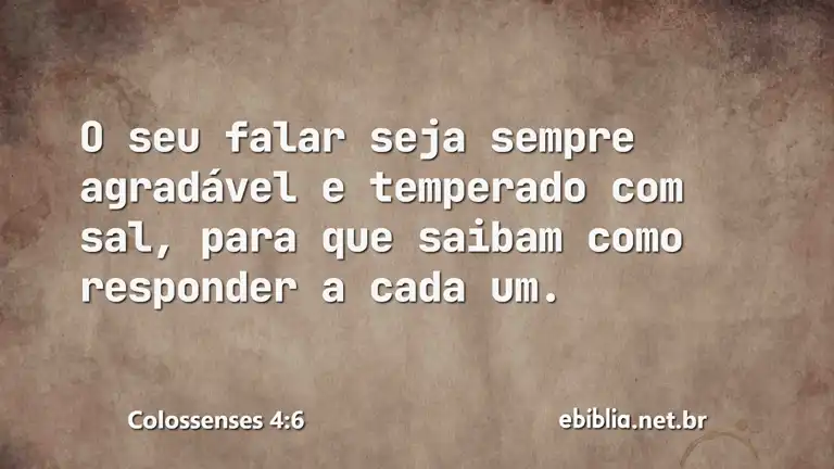 Colossenses 4:6