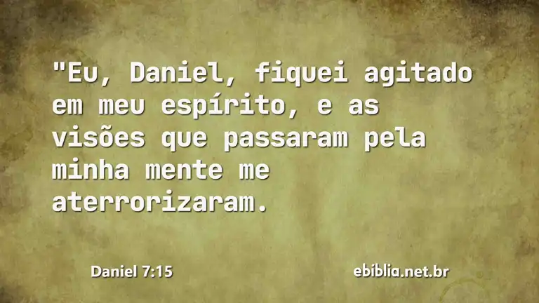 Daniel 7:15