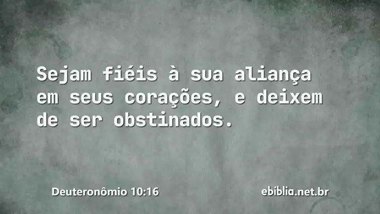 Deuteronômio 10:16