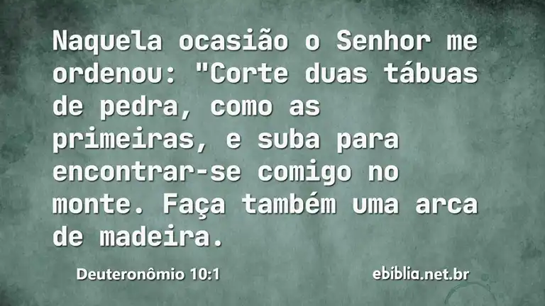 Deuteronômio 10:1