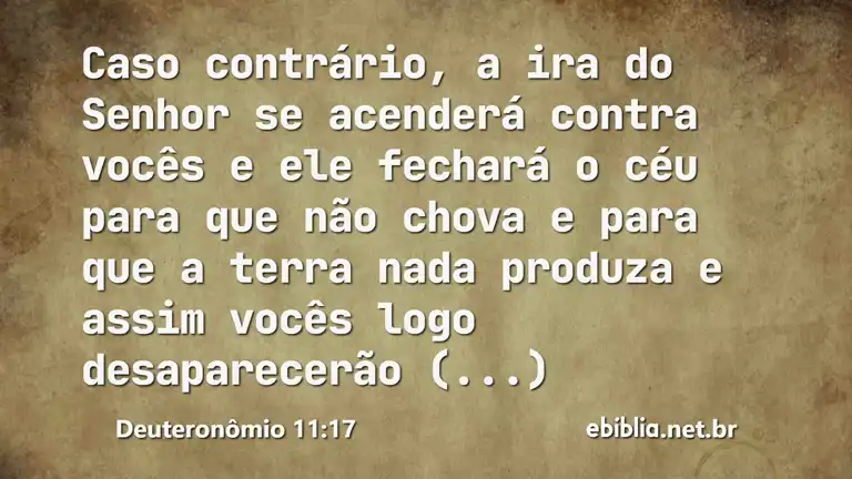 Deuteronômio 11:17