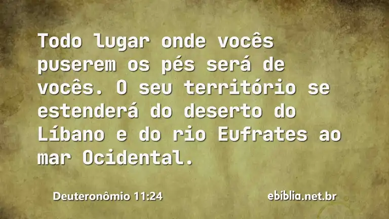 Deuteronômio 11:24