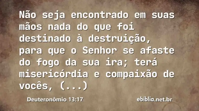 Deuteronômio 13:17