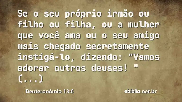 Deuteronômio 13:6