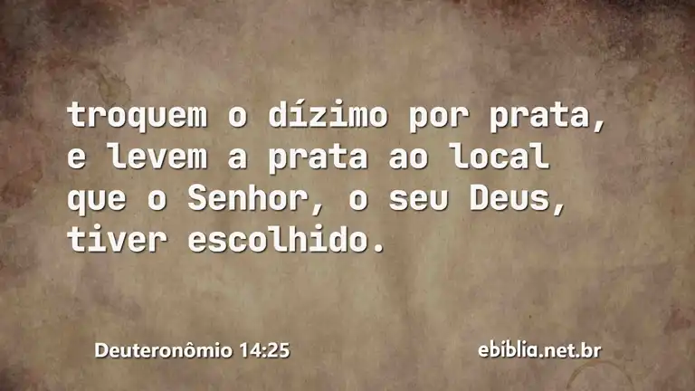 Deuteronômio 14:25