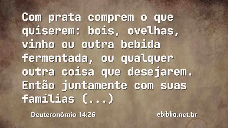 Deuteronômio 14:26