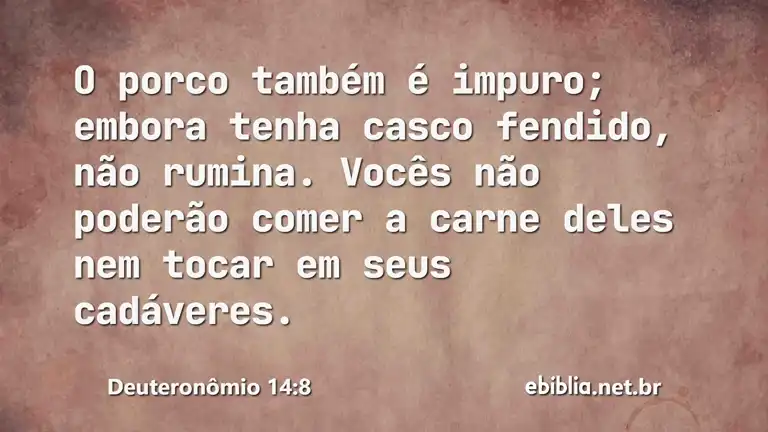 Deuteronômio 14:8