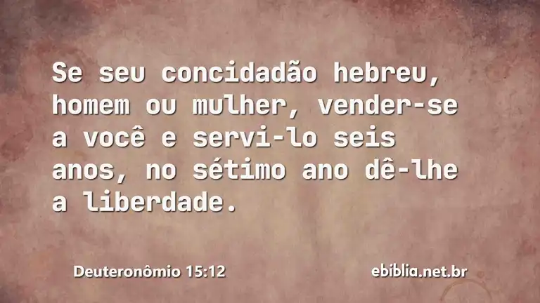 Deuteronômio 15:12