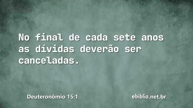 Deuteronômio 15:1