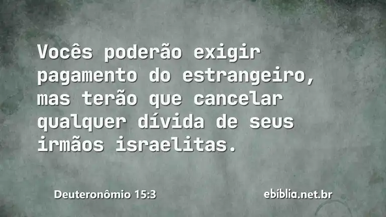 Deuteronômio 15:3