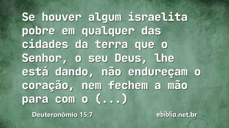 Deuteronômio 15:7