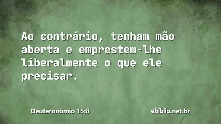 Deuteronômio 15:8