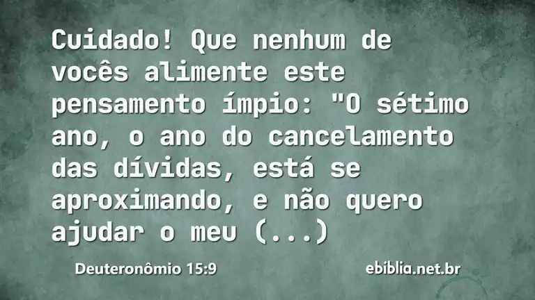 Deuteronômio 15:9