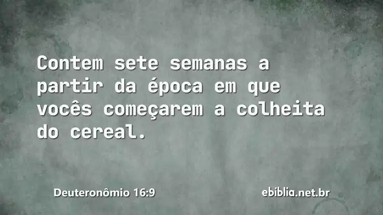 Deuteronômio 16:9