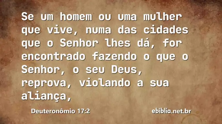 Deuteronômio 17:2