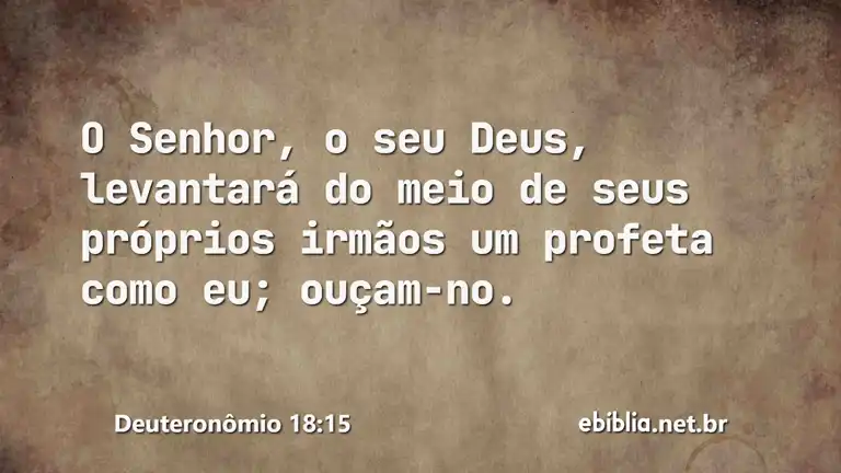 Deuteronômio 18:15