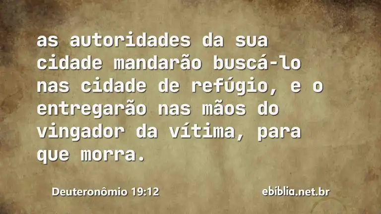 Deuteronômio 19:12