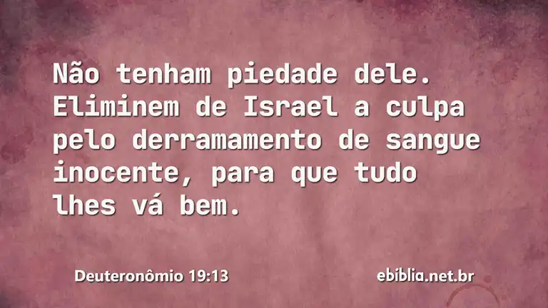 Deuteronômio 19:13