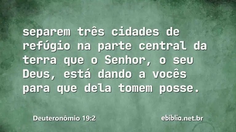 Deuteronômio 19:2