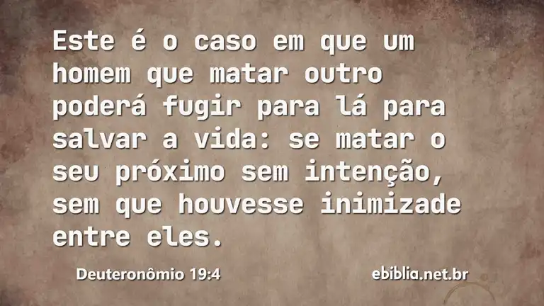 Deuteronômio 19:4