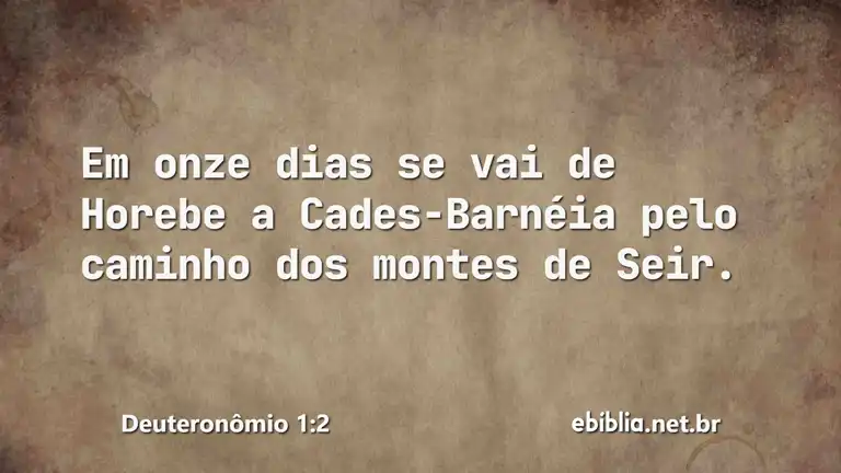 Deuteronômio 1:2