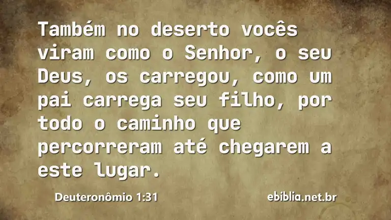 Deuteronômio 1:31