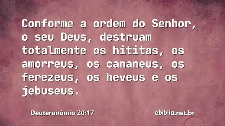 Deuteronômio 20:17