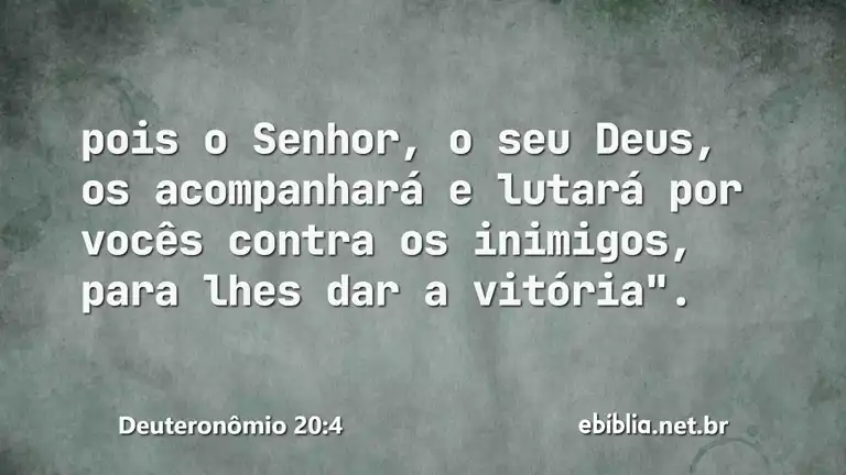 Deuteronômio 20:4