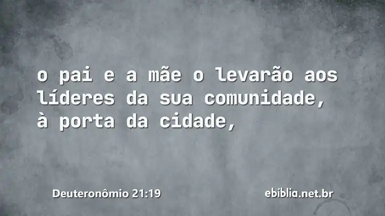 Deuteronômio 21:19