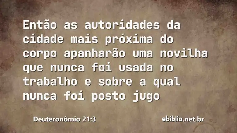 Deuteronômio 21:3