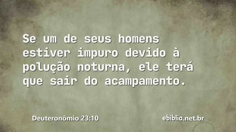 Deuteronômio 23:10