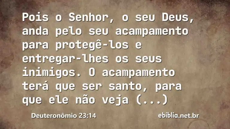 Deuteronômio 23:14