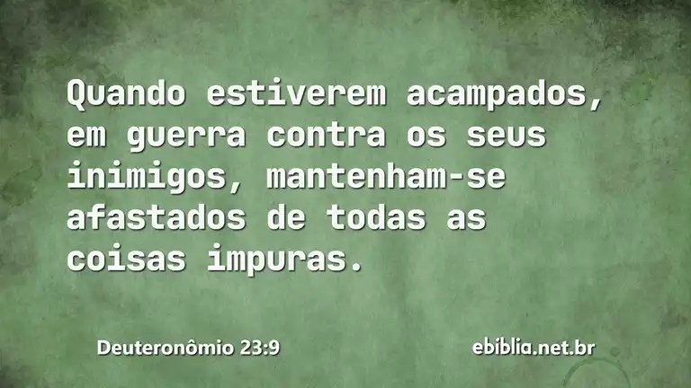 Deuteronômio 23:9