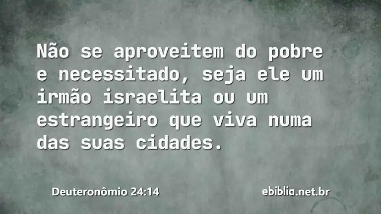 Deuteronômio 24:14