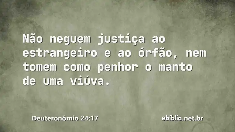 Deuteronômio 24:17