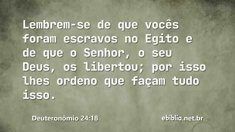 Deuteronômio 24:18