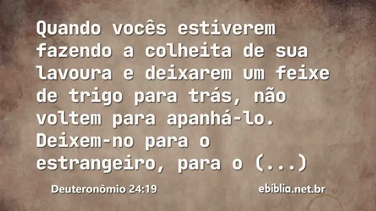 Deuteronômio 24:19