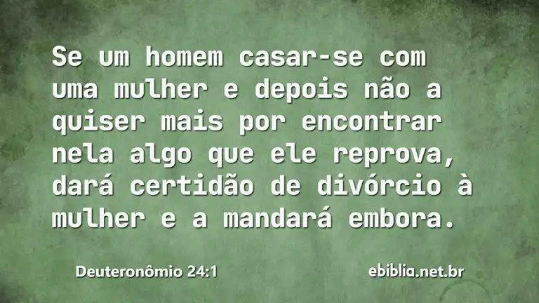 Deuteronômio 24:1