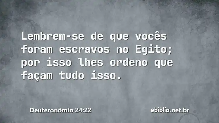 Deuteronômio 24:22