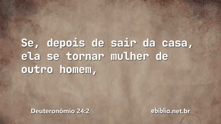 Deuteronômio 24:2