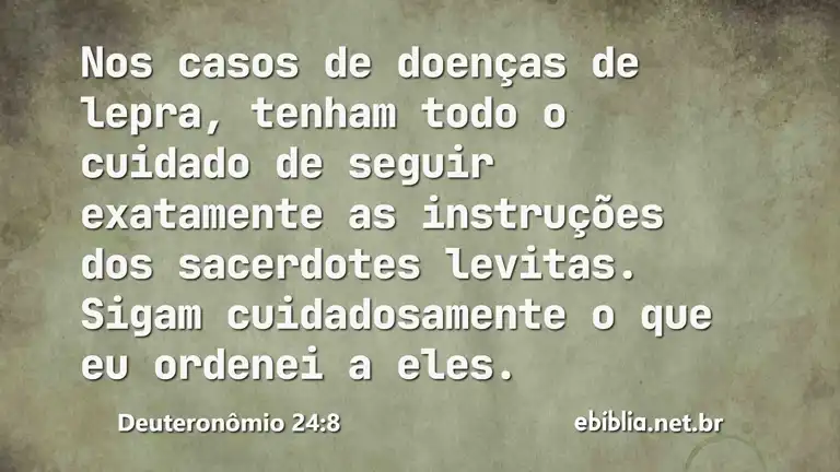 Deuteronômio 24:8