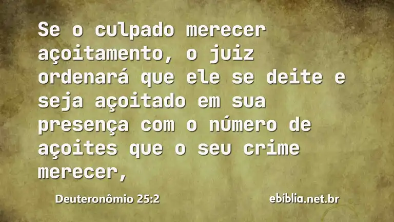 Deuteronômio 25:2