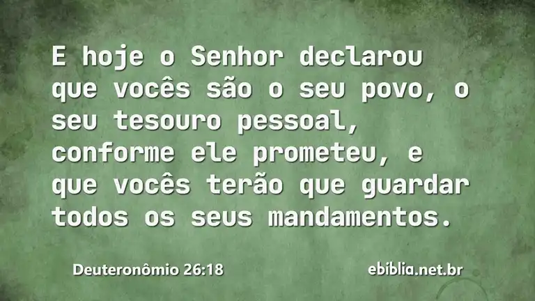 Deuteronômio 26:18