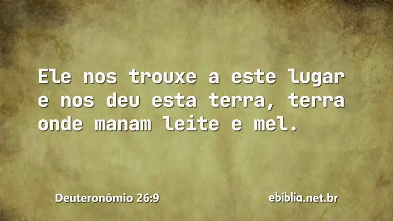 Deuteronômio 26:9