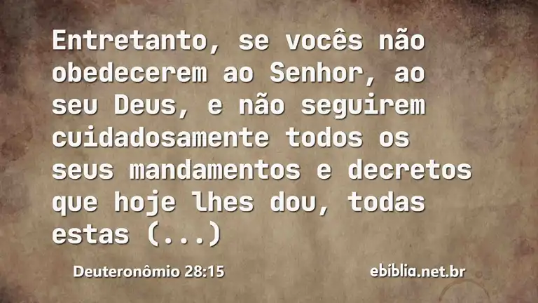 Deuteronômio 28:15