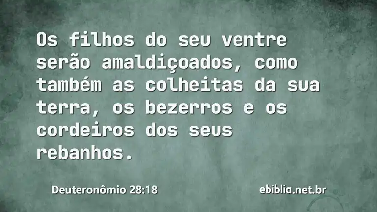 Deuteronômio 28:18