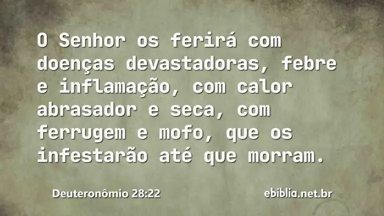 Deuteronômio 28:22