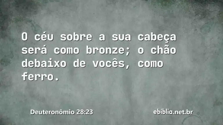 Deuteronômio 28:23